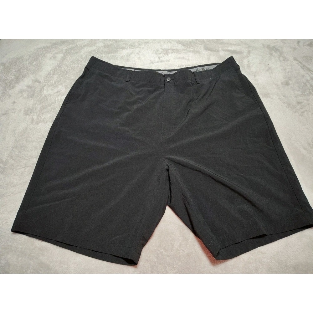 Ben Hogan Chino Golf Shorts Men 44x9.5 Black Comfort Waist Sport Classic City